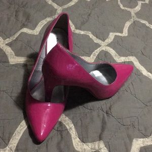 Fuschia-hot pink heels